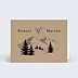 Marque-place mariage Idylle à la Montagne