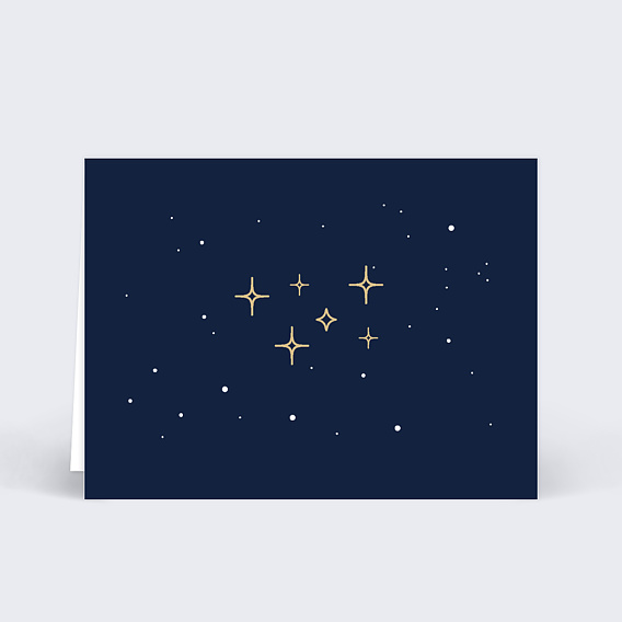 Marque-place mariage Notre Constellation Verso