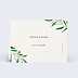 Marque-place mariage Arche et Oliviers Verso