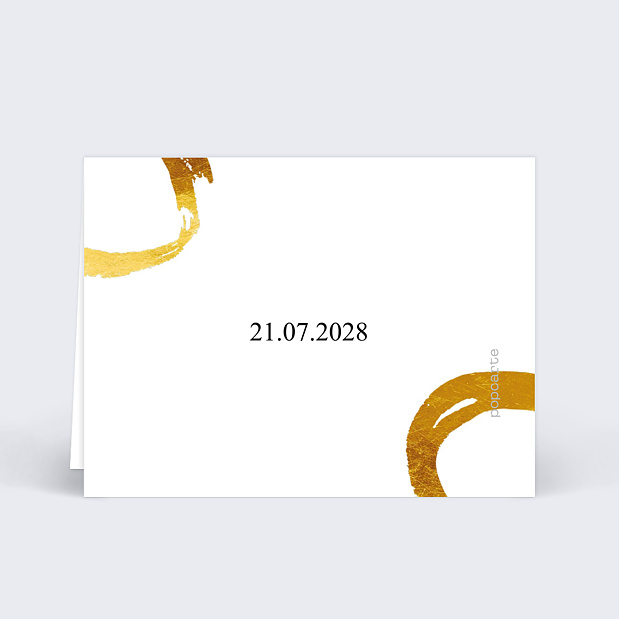 Marque-place Mariage Alliance Verso