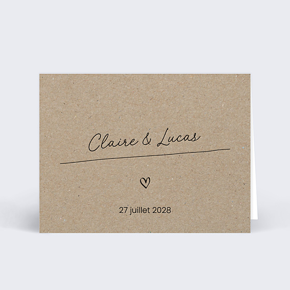Marque-place Mariage Message Humoristique
