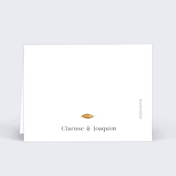 Marque-place Mariage Couronne Chic