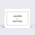 Marque-place Mariage Graphique
