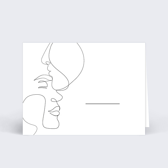 Marque-place Mariage Affection