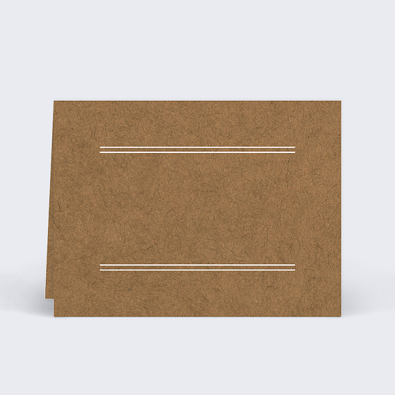 Marque-place mariage Bohème  Verso