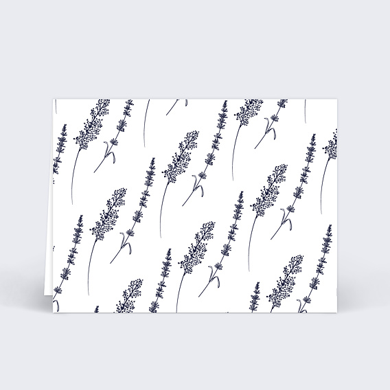 Marque-place mariage Jolie Lavande Verso