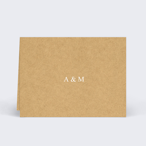 Marque-place mariage Lune de Miel Verso