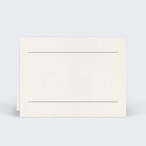 Marque-place mariage Notre essentiel Verso