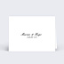 Marque-place Mariage Classique