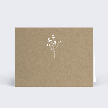 Marque-place mariage Bouquet Champtre