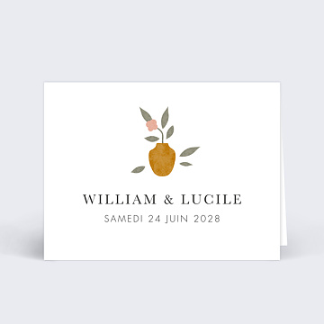 Marque-place mariage Cramique