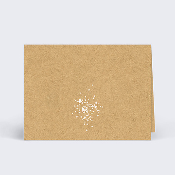 Marque-place Mariage Fleurs de Printemps