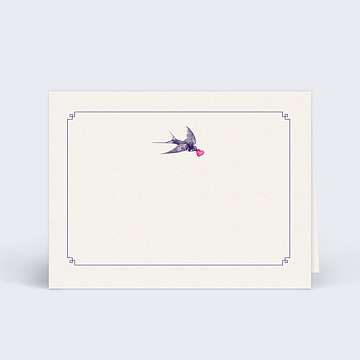 Marque-place Mariage Hirondelle d'Amour