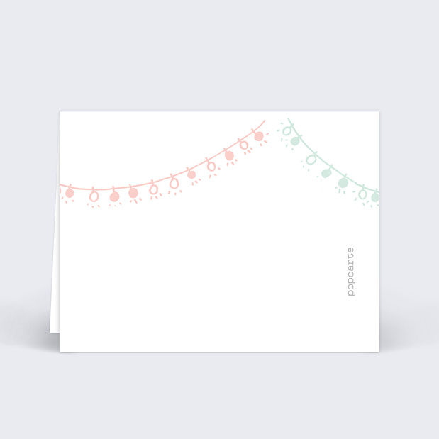 Marque-place Mariage Mariage Illustré Verso