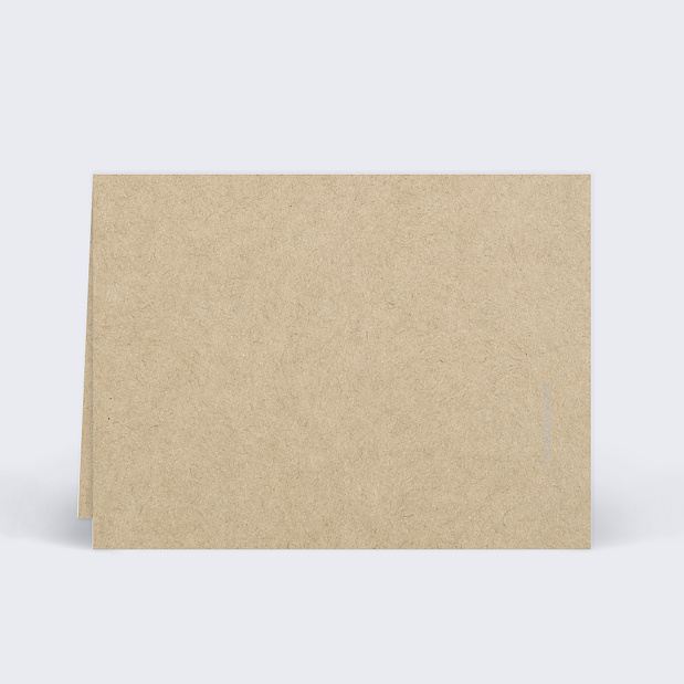 Marque-place Mariage Notre Histoire Verso