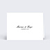 Marque-place Mariage Classique