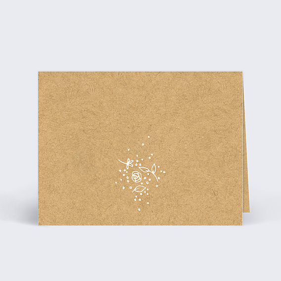Marque-place Mariage Fleurs de Printemps