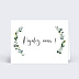 Marque-place Mariage Couronne Eucalyptus