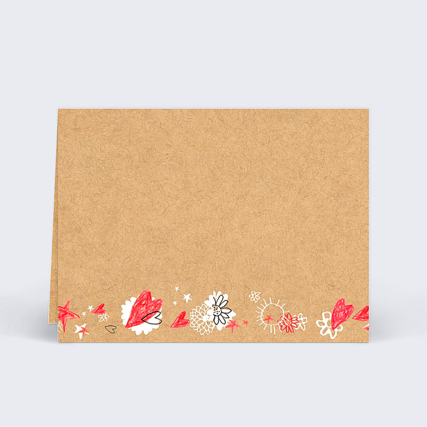 Marque-place Mariage Enfant Verso