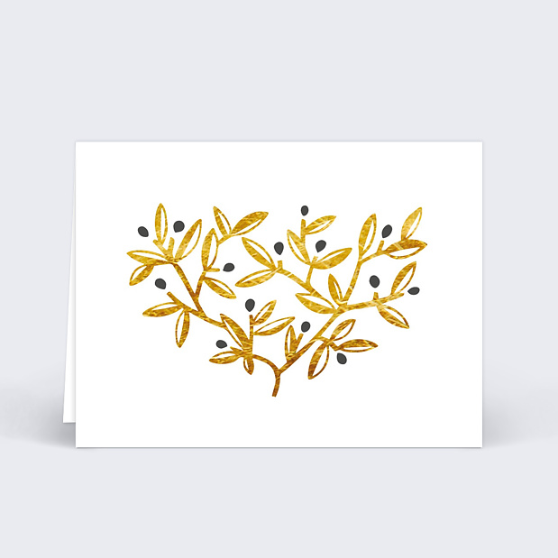Marque-Place Mariage Oliviers Verso