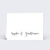 Marque-place Mariage Calligraphie