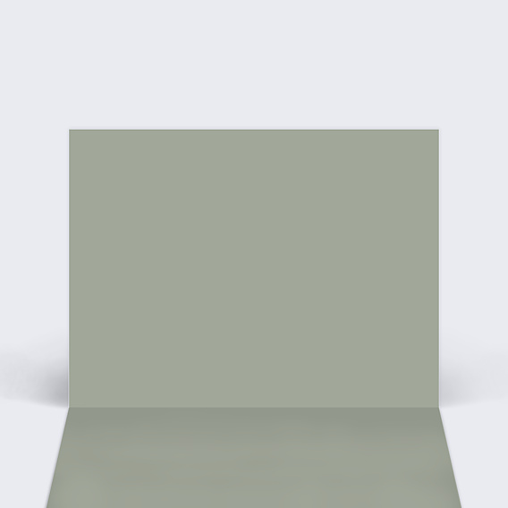 Marque-place mariage Idylle Kaki Intérieur Gauche