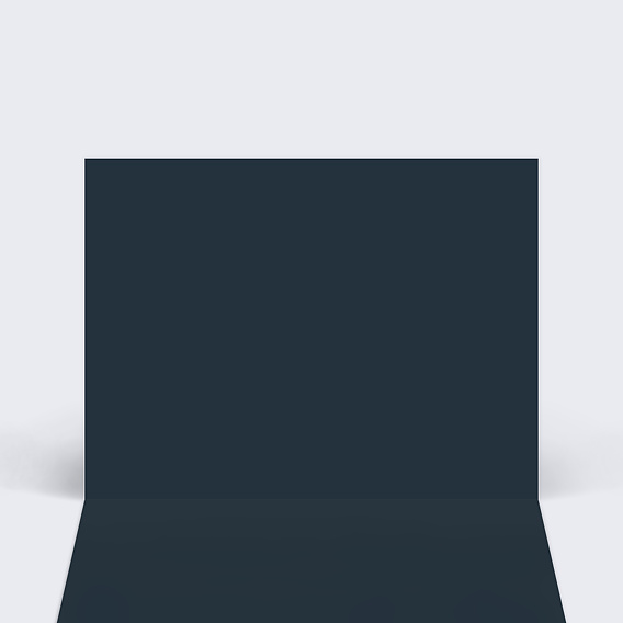 Marque-place mariage Dark Peony Intérieur Gauche