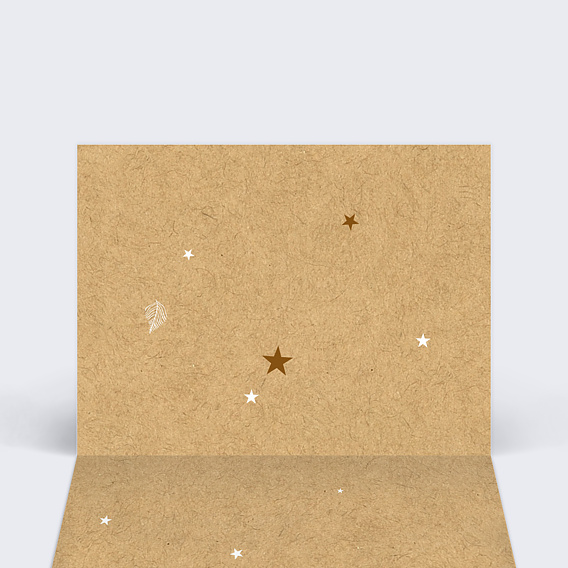 Marque-place mariage Tourbillon d'Étoiles Intérieur Gauche