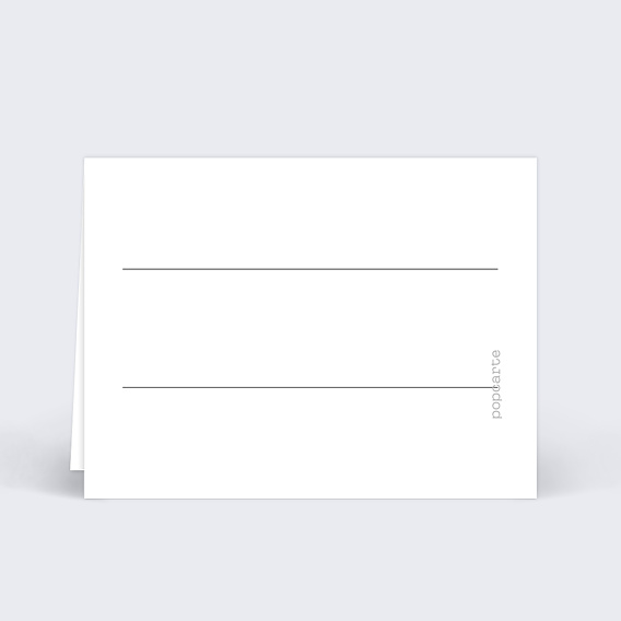 Marque-place mariage Fait Main Verso