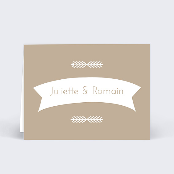 Marque-place Mariage Nous Nous Marions