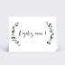 Marque-place Mariage Couronne Eucalyptus