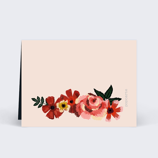 Marque-place Anémone Verso