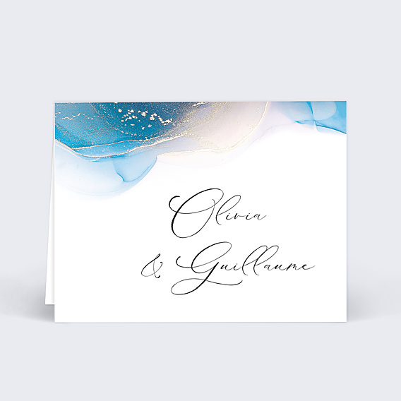 Marque-place Mariage Opaline