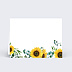 Marque-place mariage Tournesol Verso