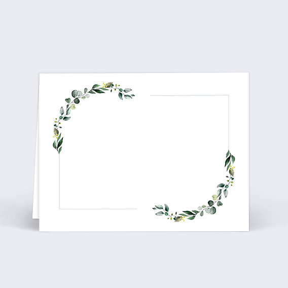 Marque-place Mariage Couronne Eucalyptus