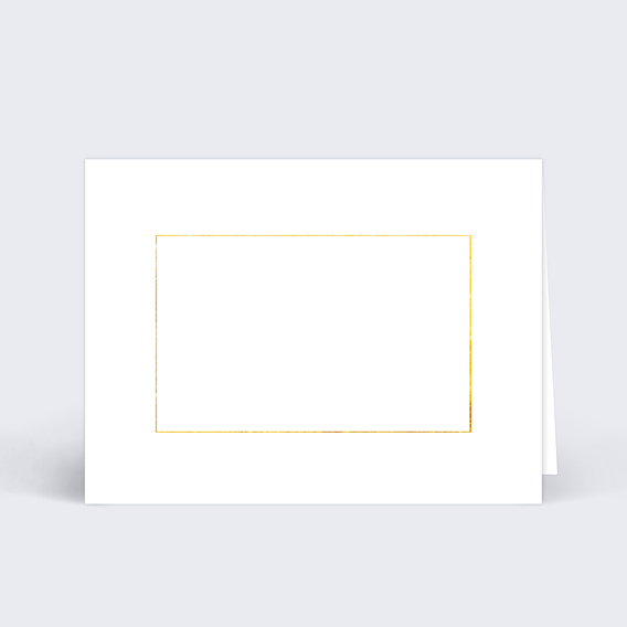 Marque-place Mariage Feuilles d'Or