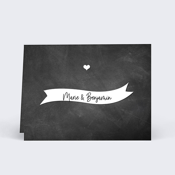 Marque-place Mariage Jolie Craie