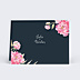 Marque-place Mariage Dark Peony