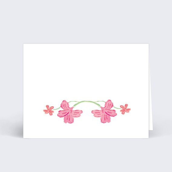 Marque-place Mariage Jardin botanique