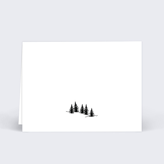 Marque-place Mariage Idylle à la Montagne