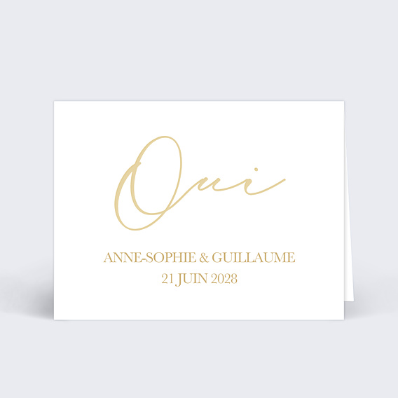 Marque-place Mariage Joli Oui