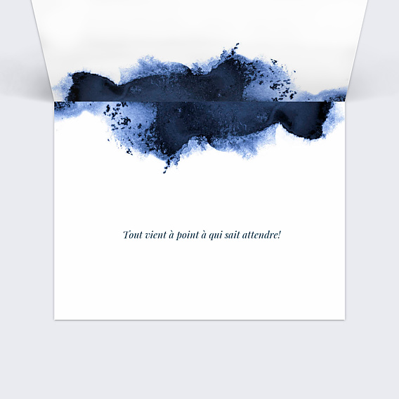 Marque-place mariage Abîme Intérieur Droit