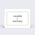 Marque-place mariage Graphique Verso