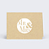 Marque-place Mariage Mr & Mrs
