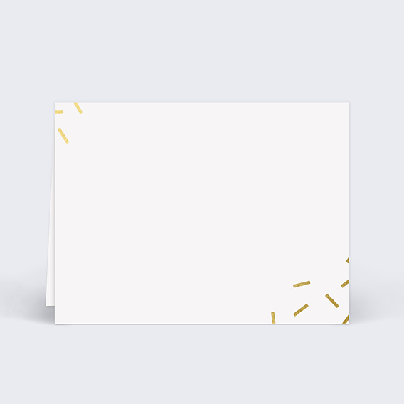 Marque-place mariage Paillettes Chic Verso