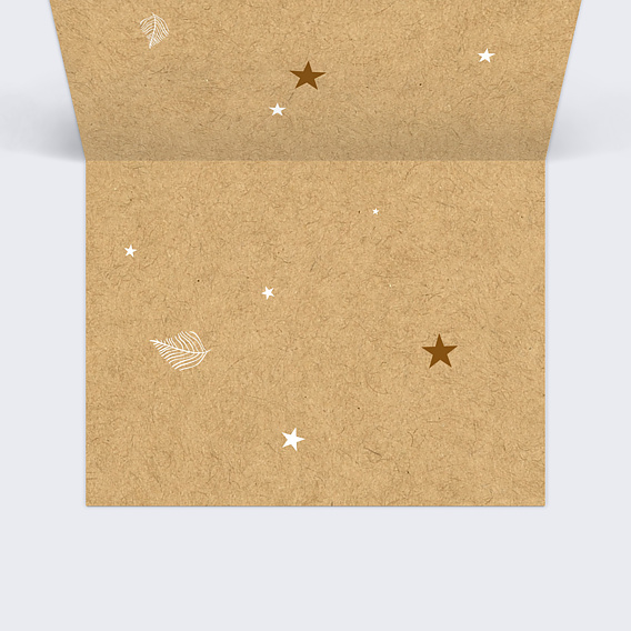 Marque-place mariage Tourbillon d'Étoiles Intérieur Droit