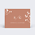 Marque-place Mariage Botanica