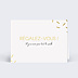 Marque-place Mariage Paillettes Chic