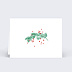 Marque-places de Noël Pomme de Pin Verso