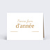 Marque-places de Noël Jeu typographique 